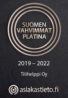 Tilihelppi Oy, Suomen vahvimmat 2019-2022